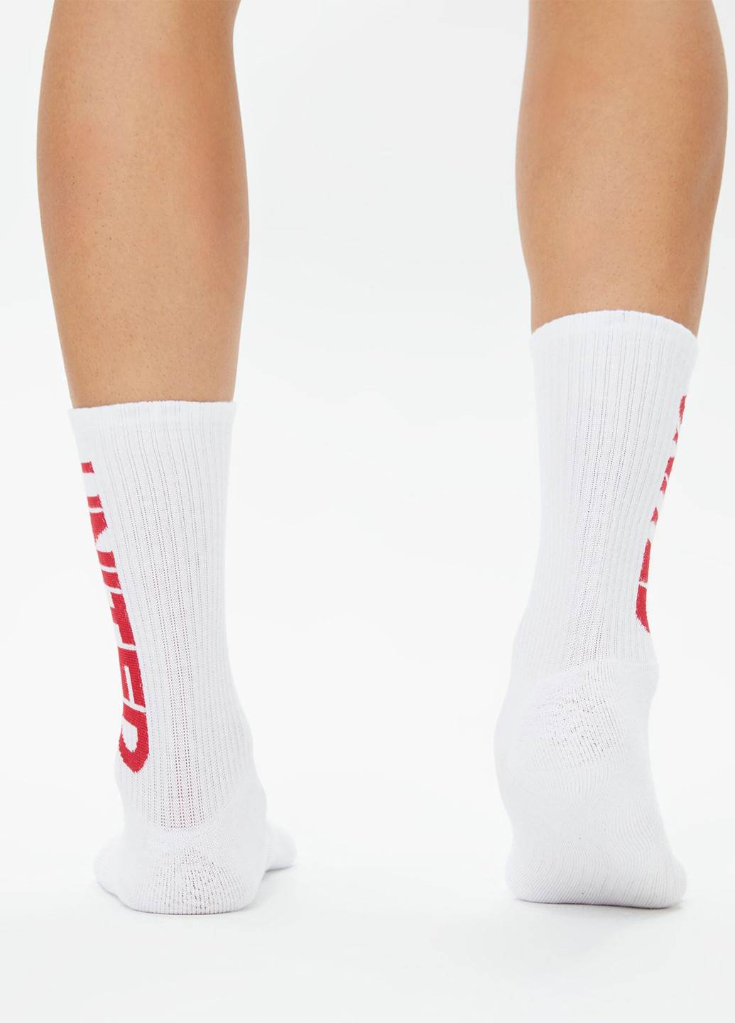 Белые носки (2 пары) UNITED4 логотипы (329059715)
