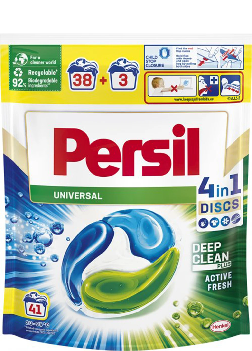 Капсулы для стирки Диски Универсал 41 шт. Persil (254372005)
