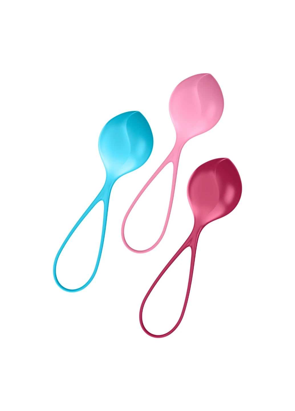 Вагинальные шарики, набор 3 шт Strengthening Balls 62-82-98гр (Германия) Satisfyer (253910135)