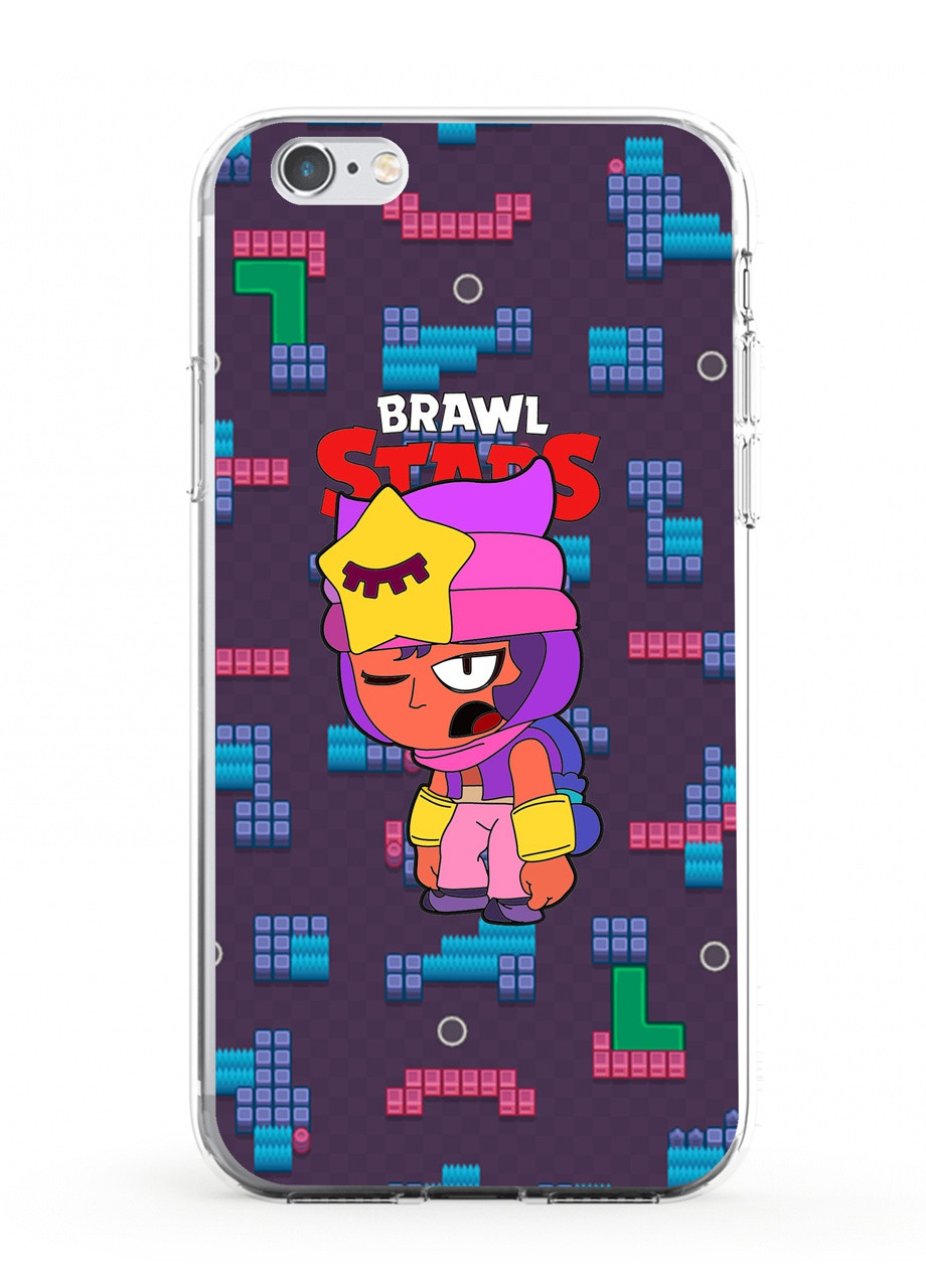 Чохол силіконовий Apple Iphone 6 Сенді Бравл Старс (Sandy Brawl Stars) (6937-1018) MobiPrint (219283991)