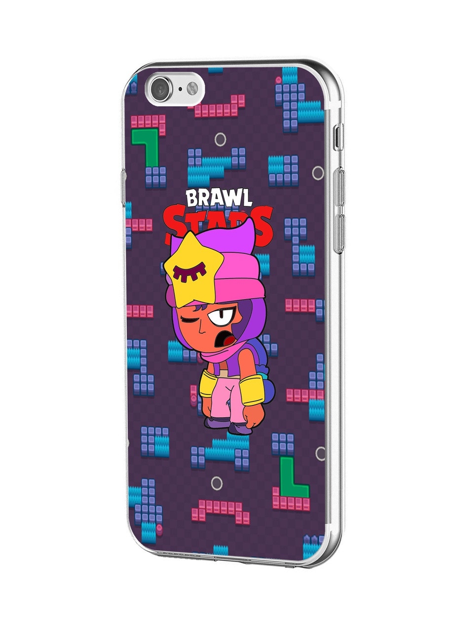 Чохол силіконовий Apple Iphone 6 Сенді Бравл Старс (Sandy Brawl Stars) (6937-1018) MobiPrint (219283991)