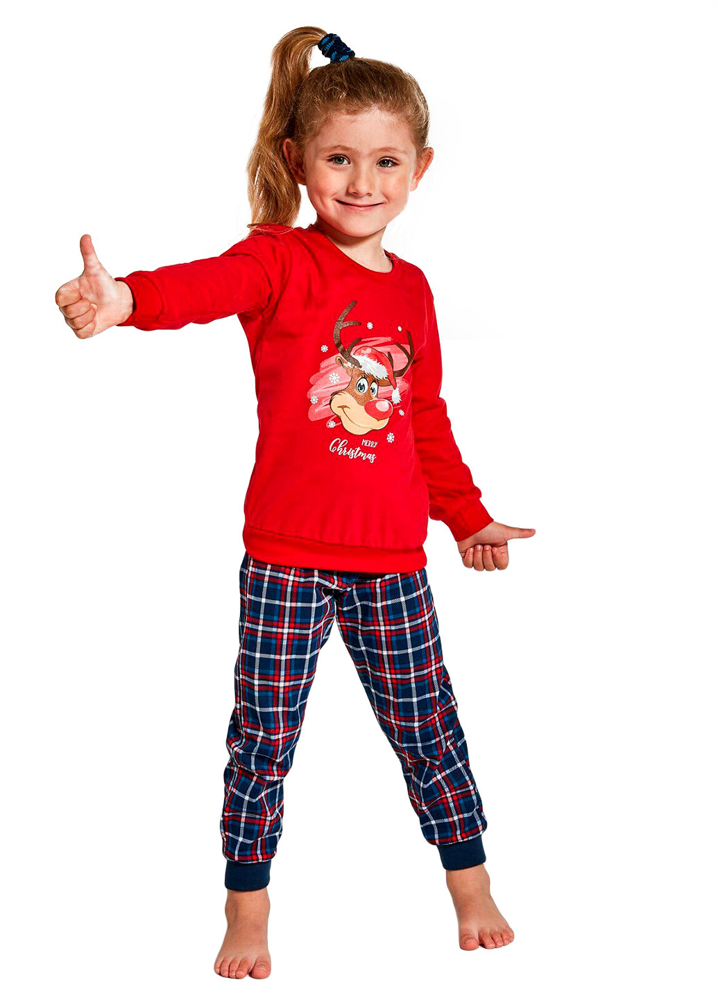 Красная всесезон пижама (футболка, брюки) футболка + брюки Cornette