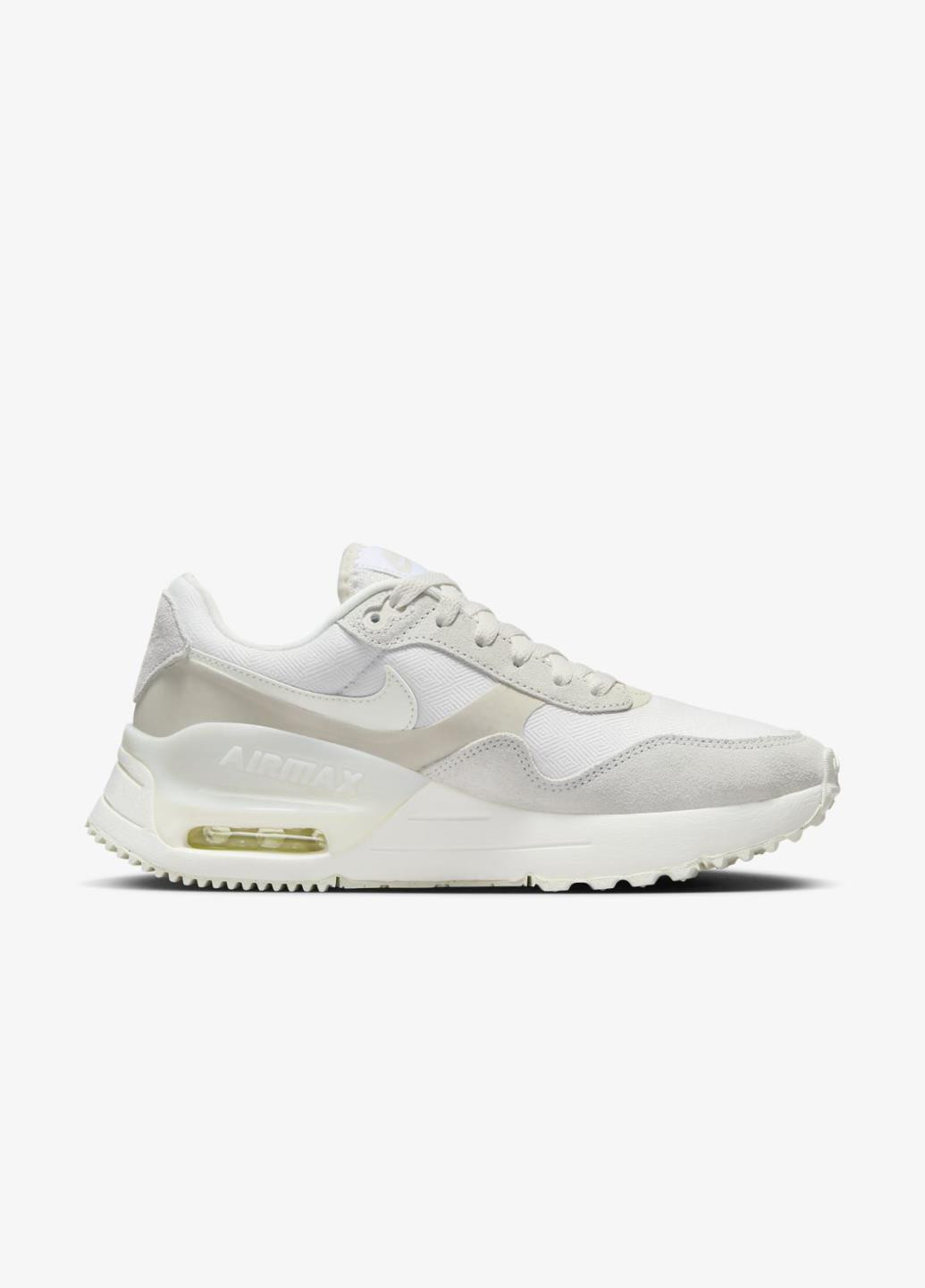 Кроссовки DZ1637-001 Nike W AIR MAX SYSTM белые демисезоны (317229304)