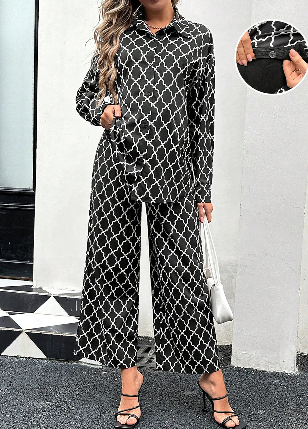 Костюм для вагітних (сорочка, штани) SHEIN (316137268)