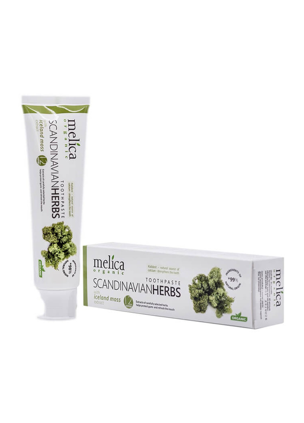 Зубна паста Лікувальні трави Скандинавії 100 мл Melica Organic (253590825)