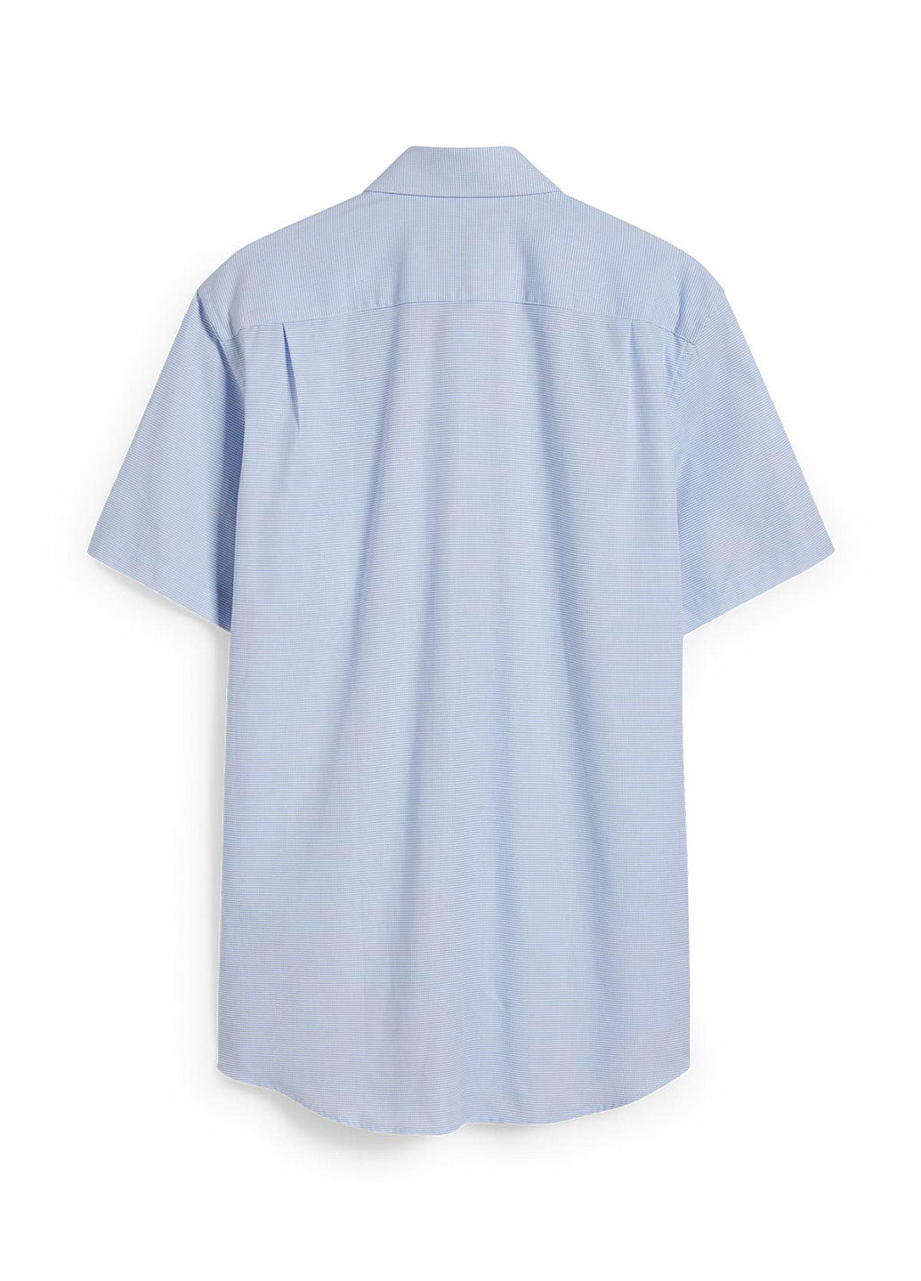 Голубой классическая рубашка однотонная C&A