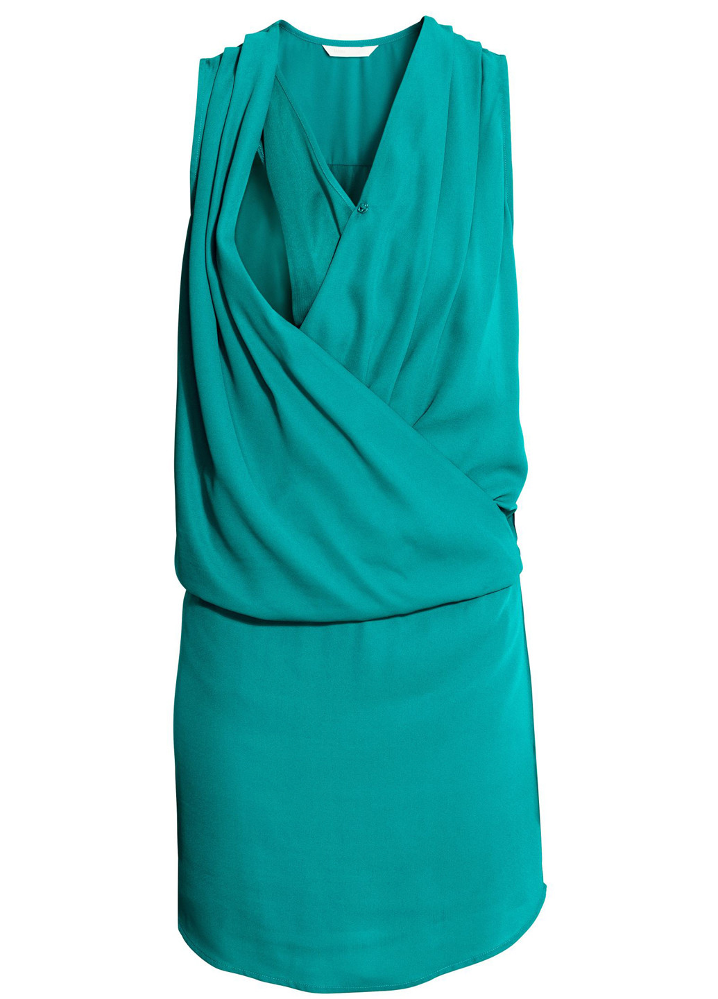 Бірюзова кежуал сукня для годуючих футляр H&M однотонна