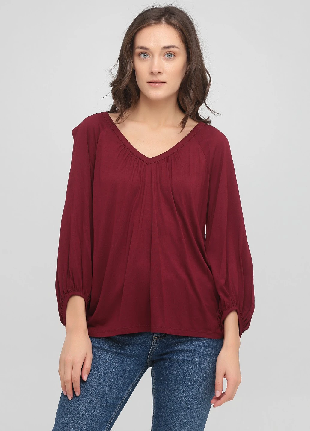 Бордова блуза Old Navy