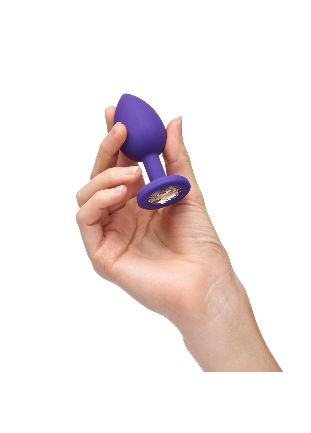 Анальная пробка с кристаллом Bootylicious 3 в 1 размер M So Divine (252639471)