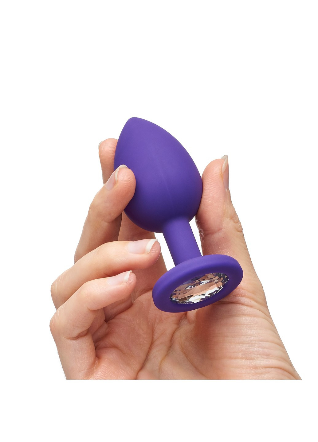 Анальная пробка с кристаллом Bootylicious 3 в 1 размер M So Divine (252639471)