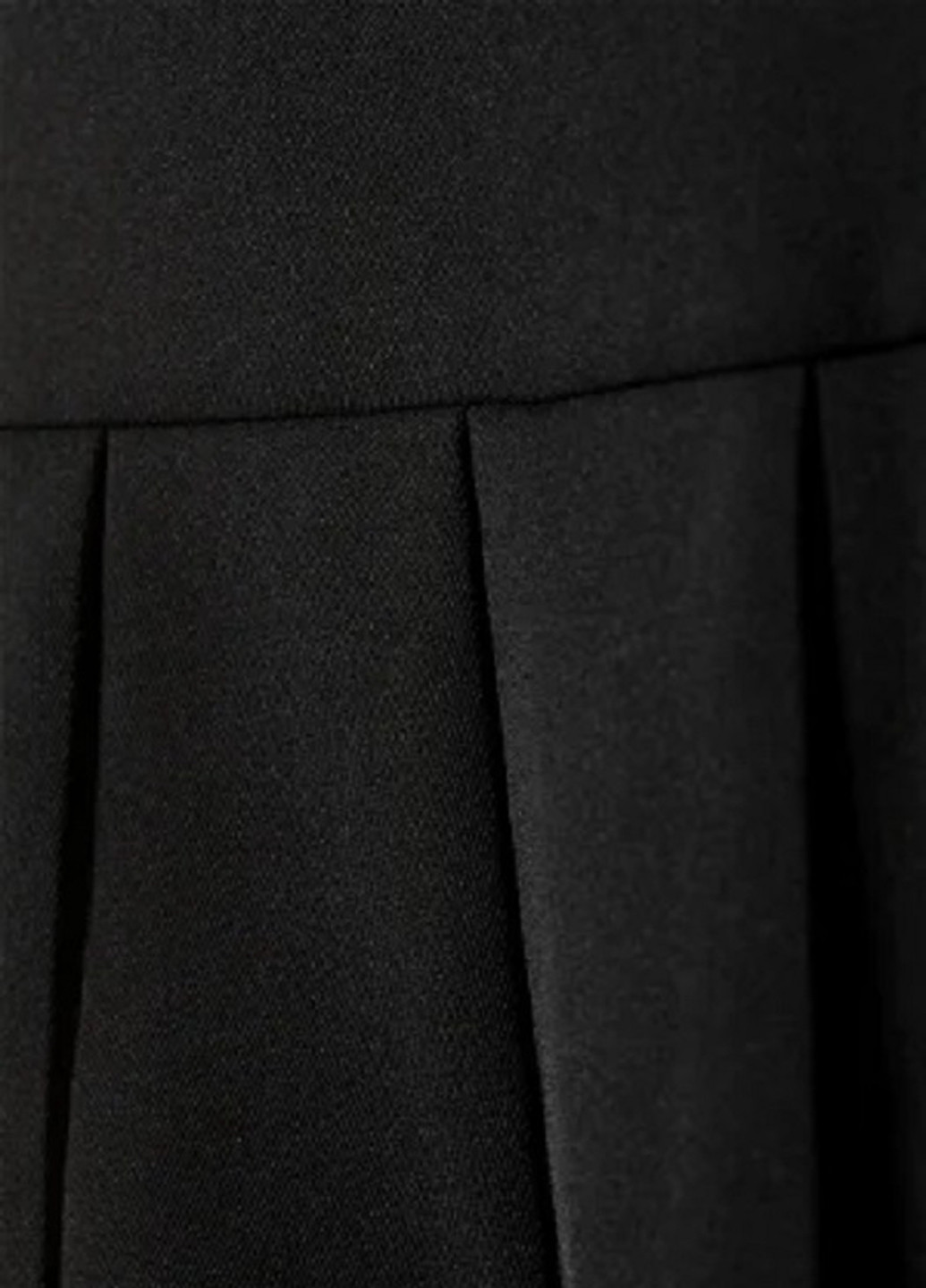 Черная кэжуал однотонная юбка Weekday плиссе