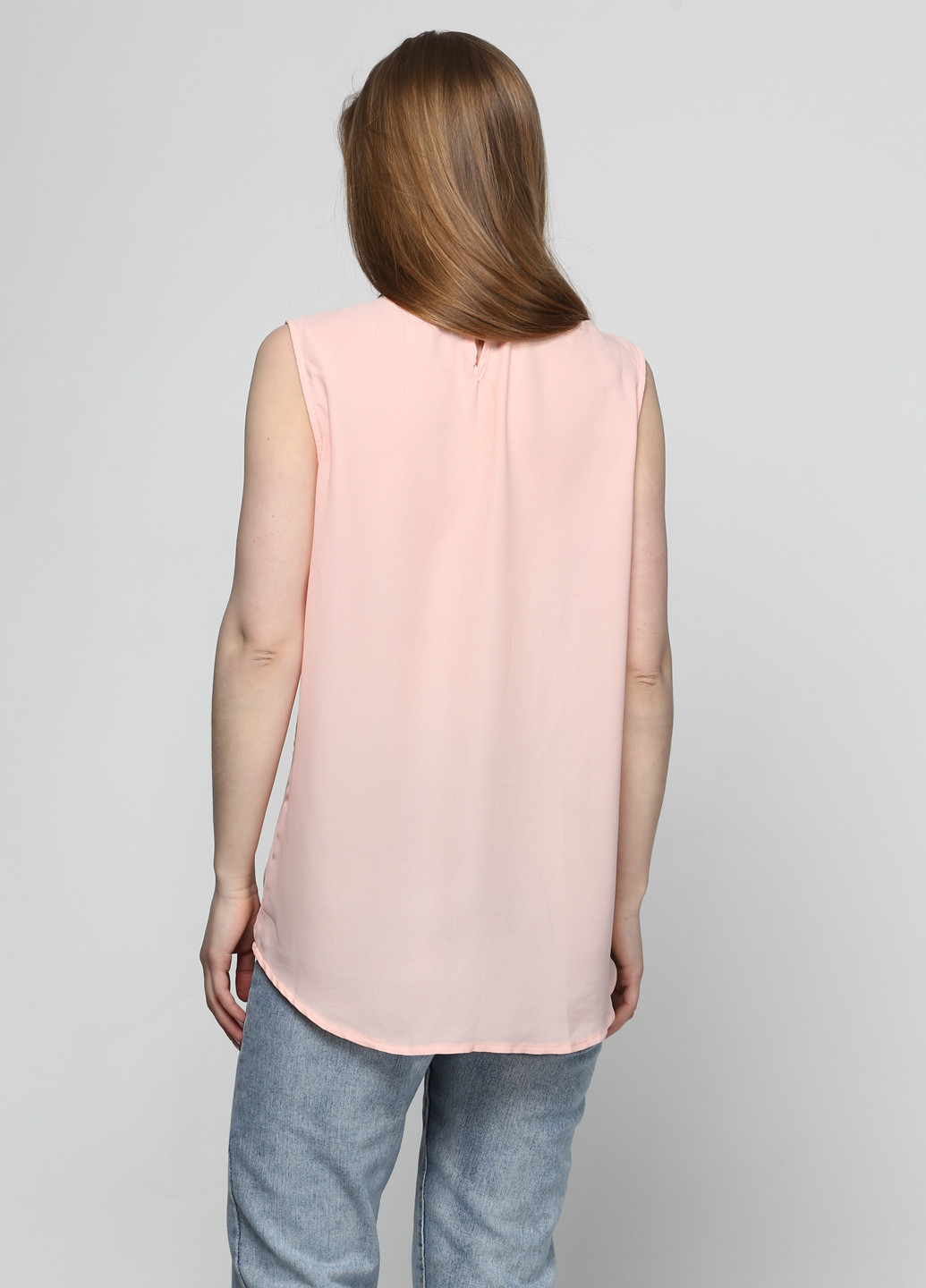 Персиковая летняя блуза Renais
