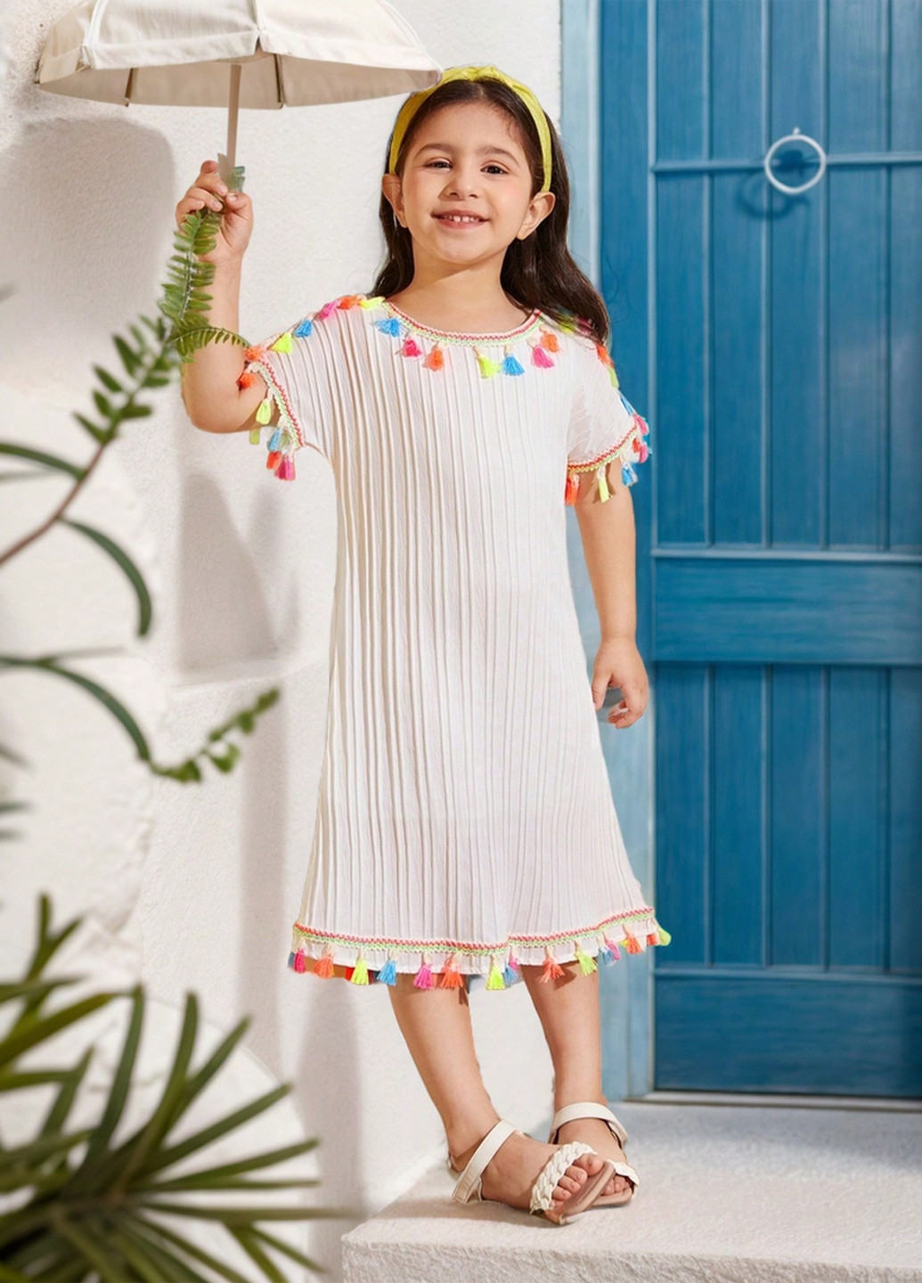 Молочное платье SHEIN (316481357)