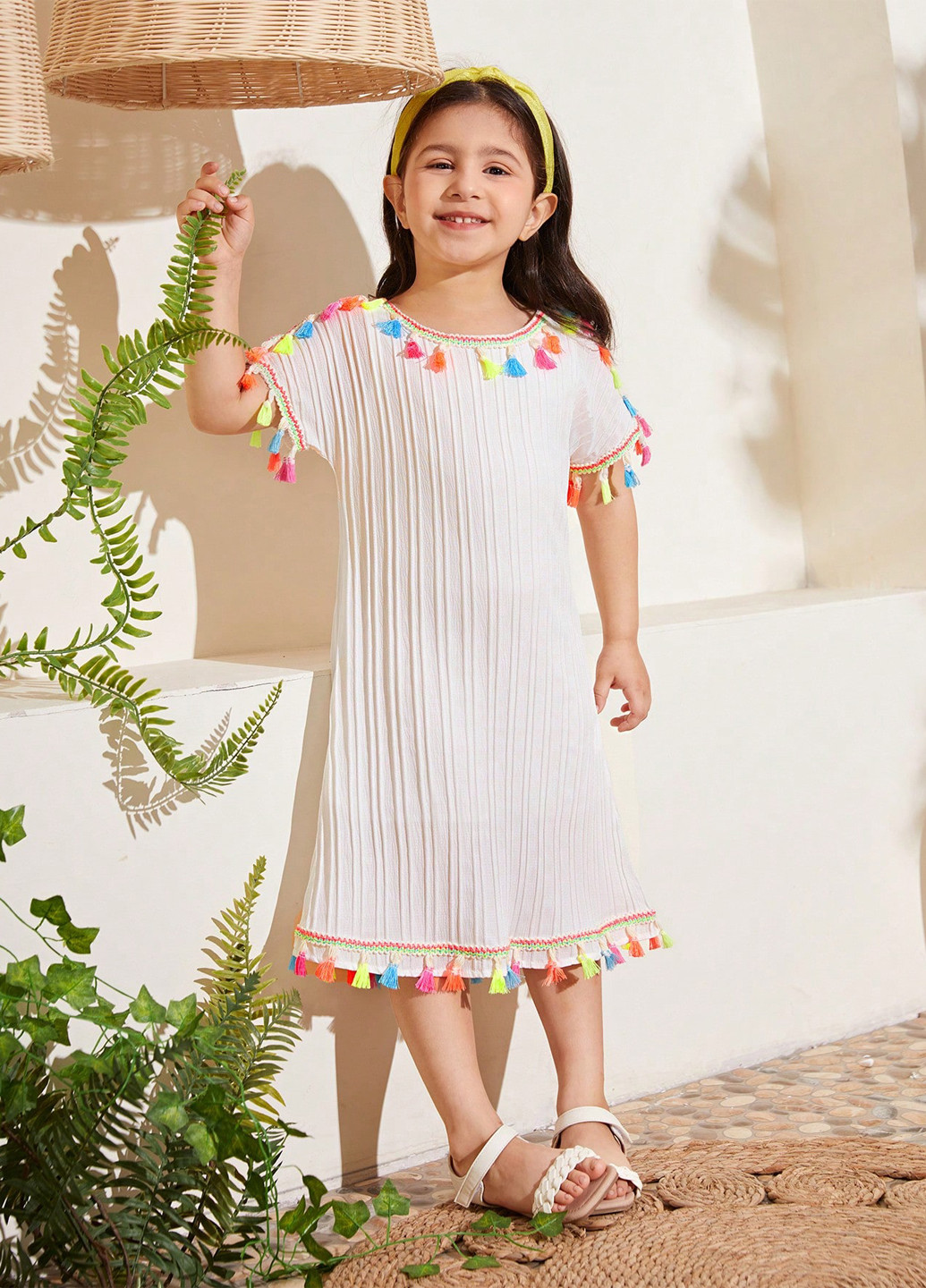 Молочное платье SHEIN (316481357)