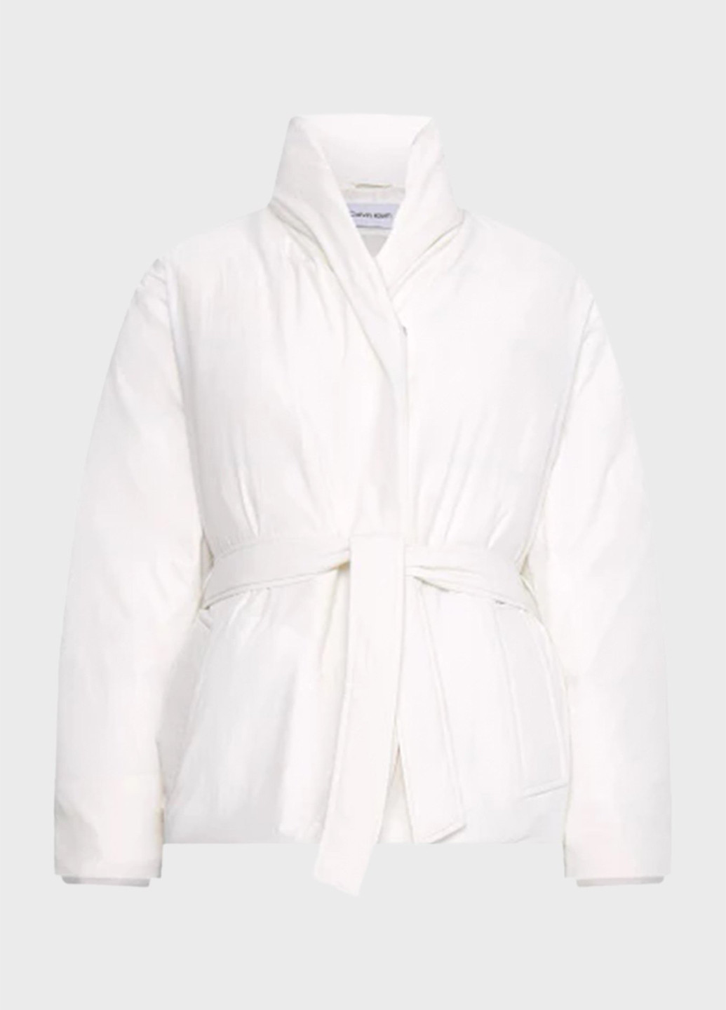 Белая демисезонная куртка Calvin Klein