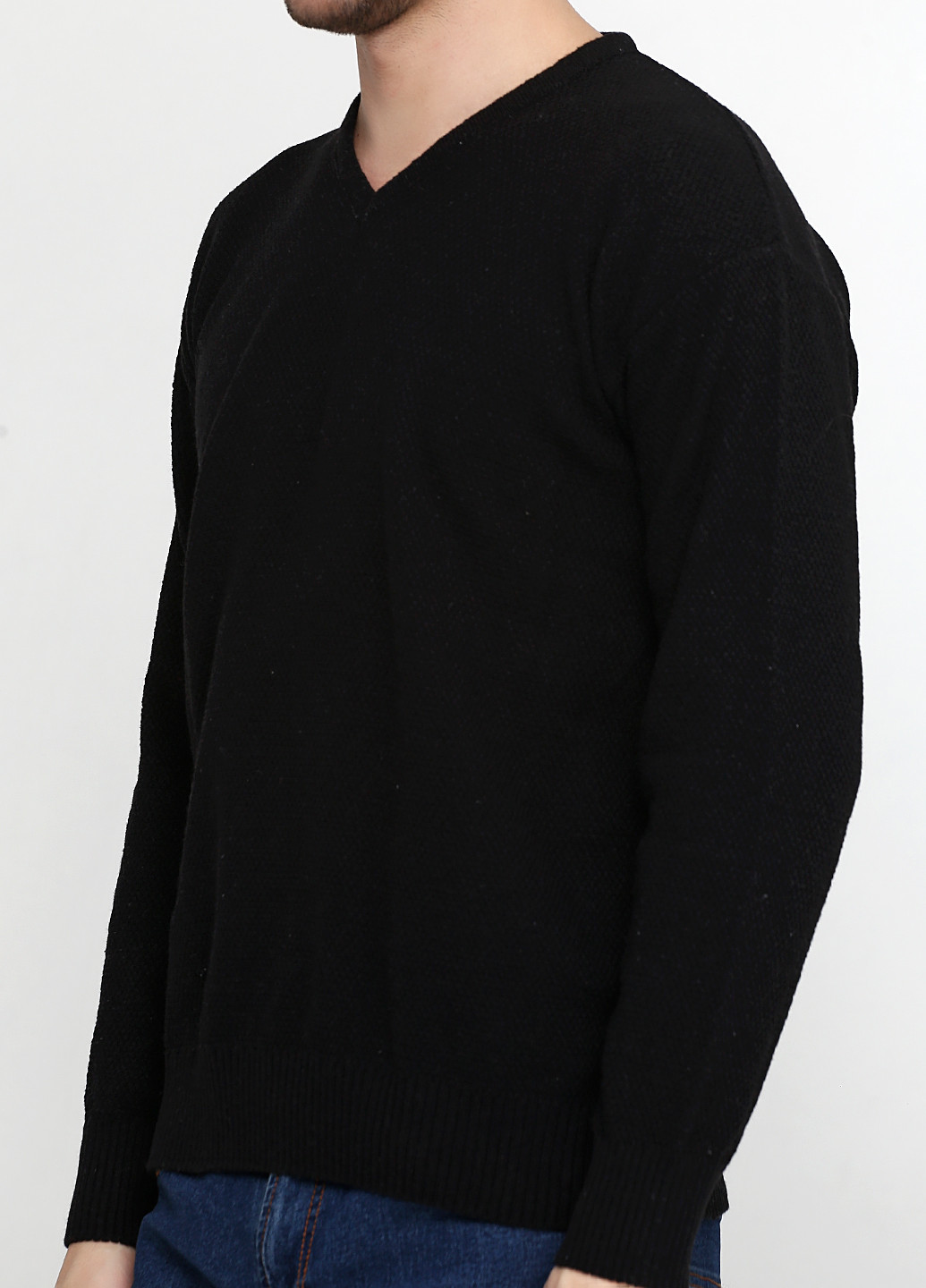 Чорний демісезонний пуловер пуловер Enbiya