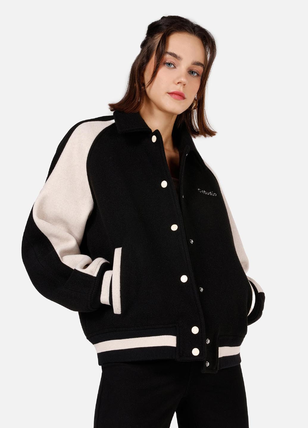 Бомбер Colin's бейсбольный на кнопках (345712116)