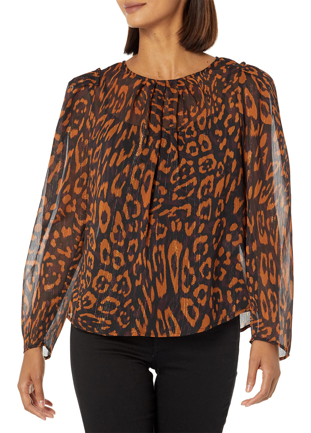 Чорна блуза DKNY