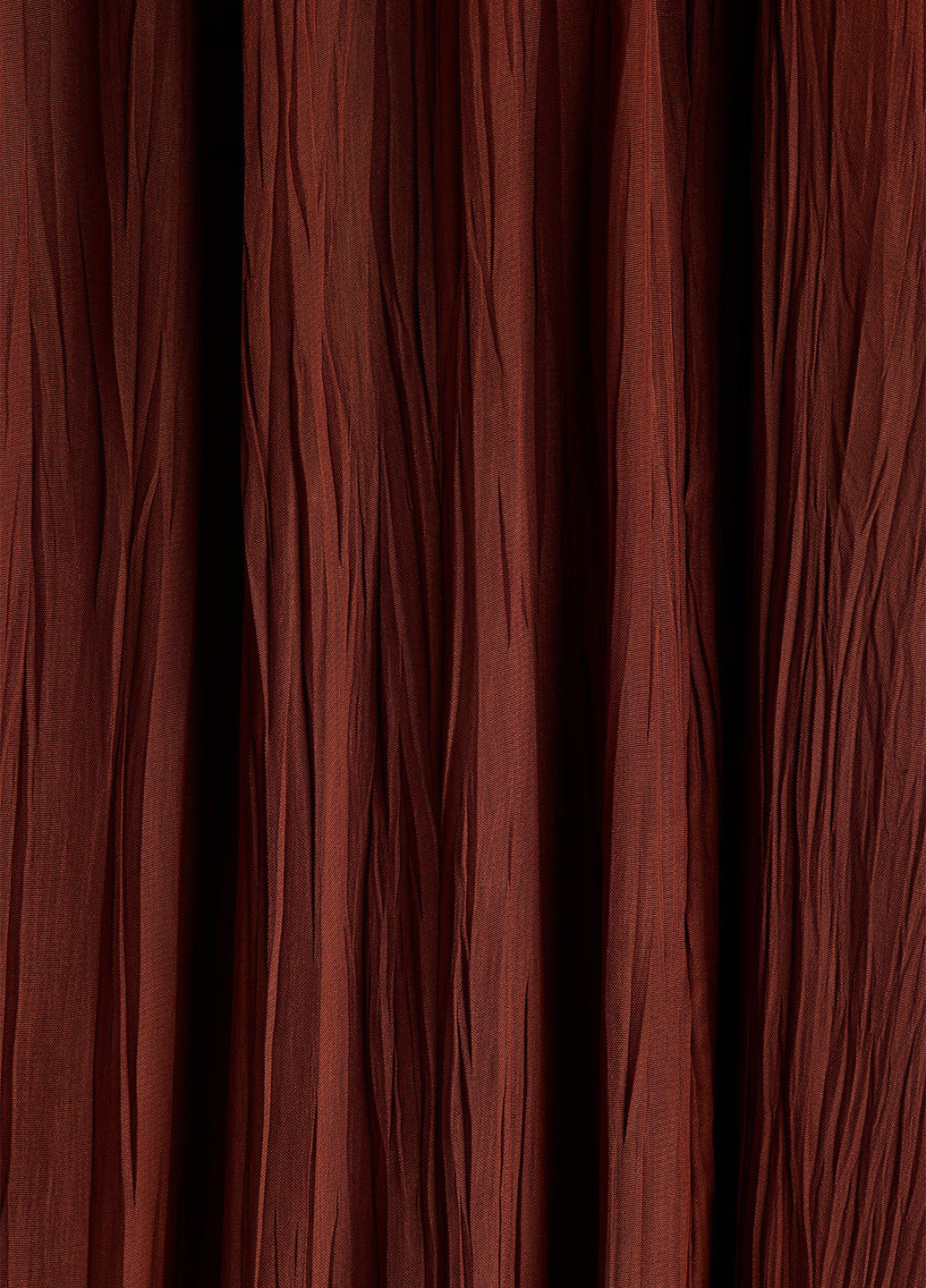 Терракотовое кэжуал платье клеш, с открытой спиной H&M однотонное