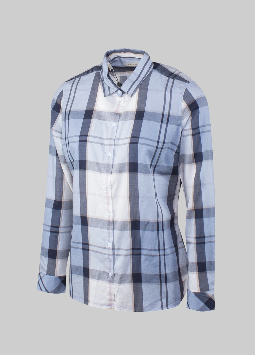 Цветная кэжуал рубашка однотонная Barbour