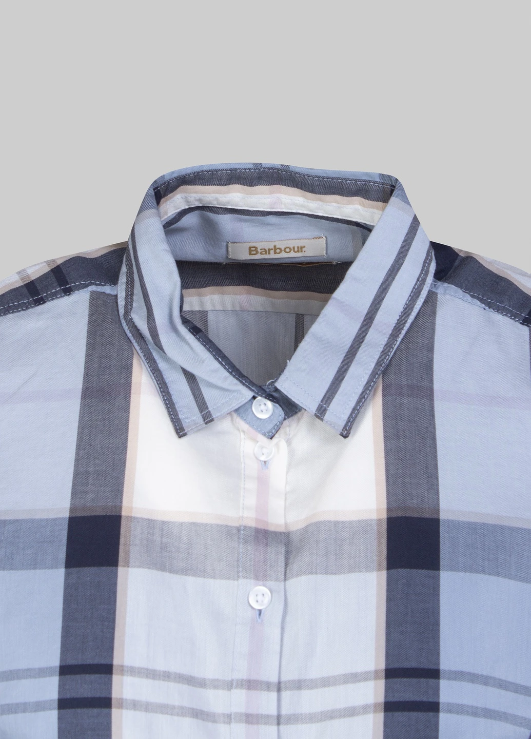 Цветная кэжуал рубашка однотонная Barbour