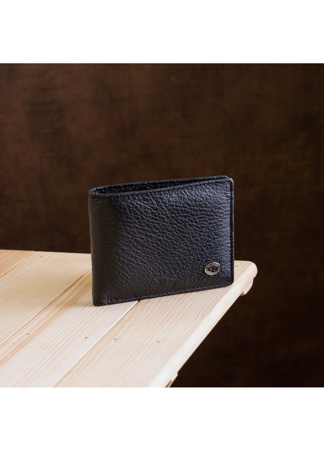 Чоловік шкіряний гаманець 10,5х8,5 см st leather (229460799)