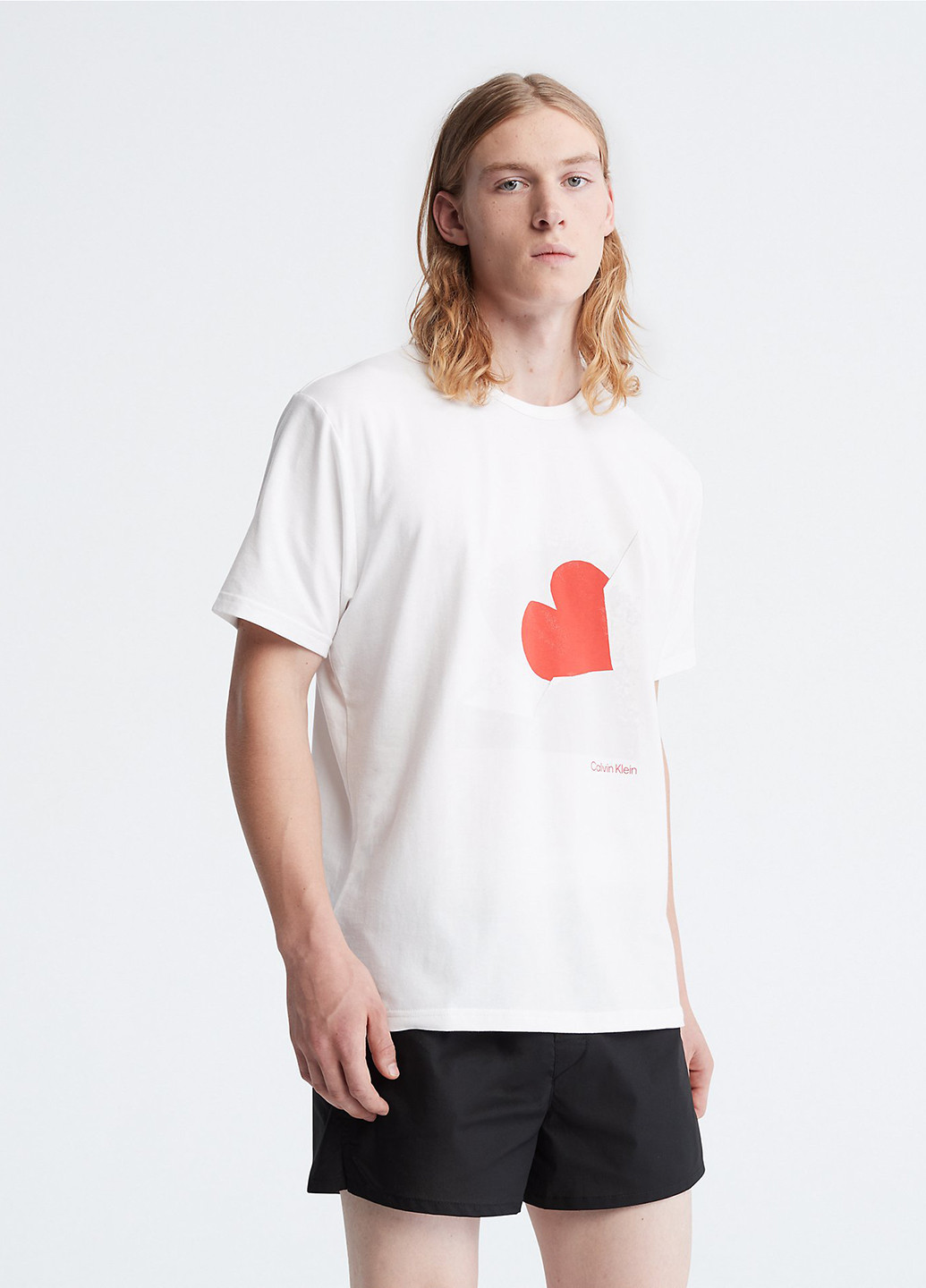 Белая футболка Calvin Klein