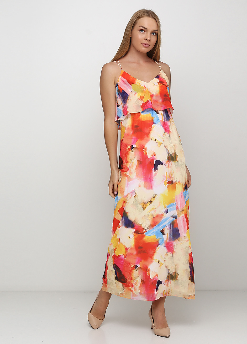 Комбінована кежуал сукня а-силует H&M з малюнком