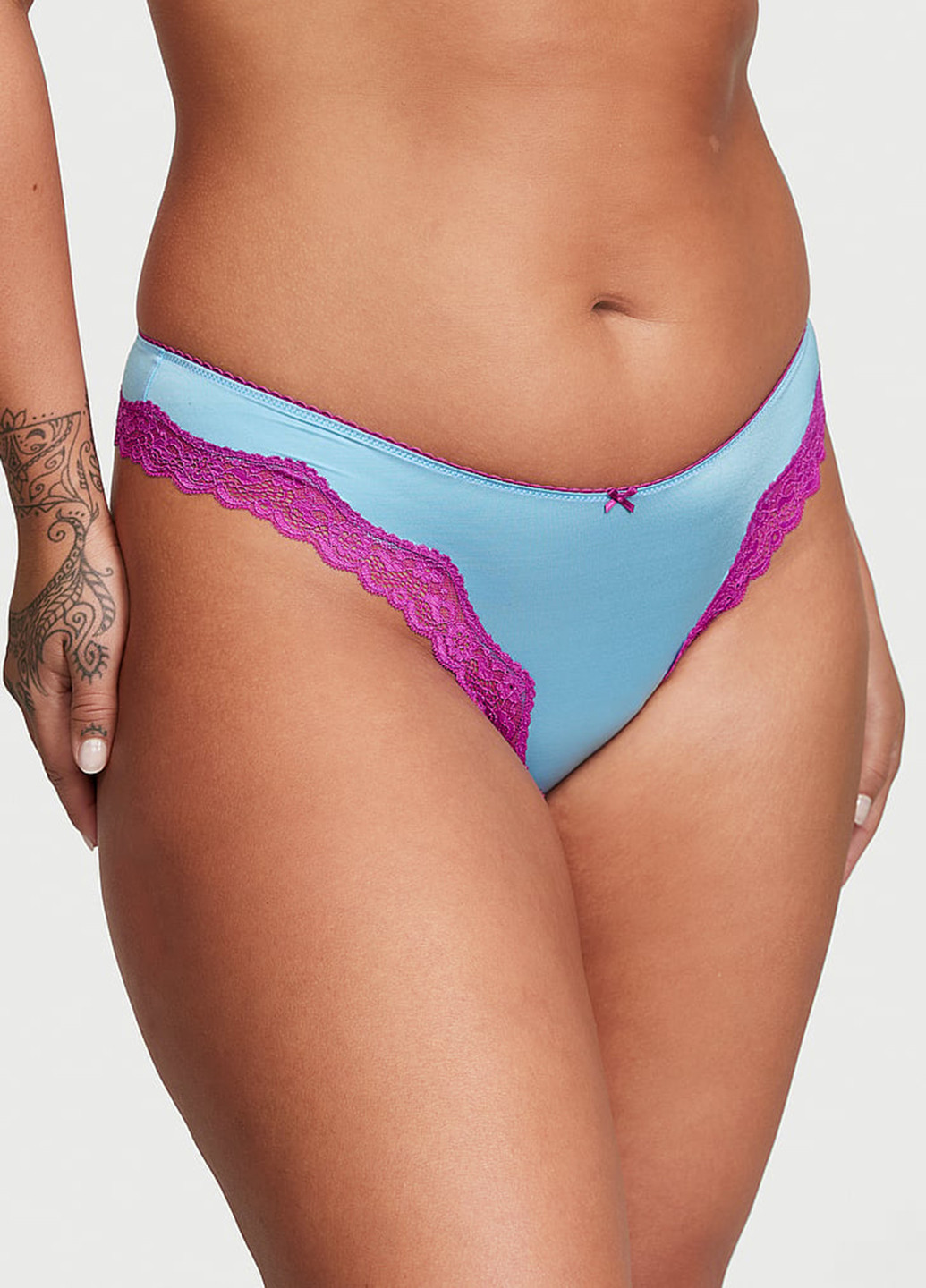 Голубой демисезонный комплект (бюстгальтер, трусики) Victoria's Secret