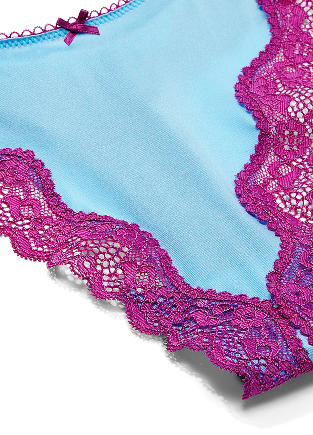 Голубой демисезонный комплект (бюстгальтер, трусики) Victoria's Secret