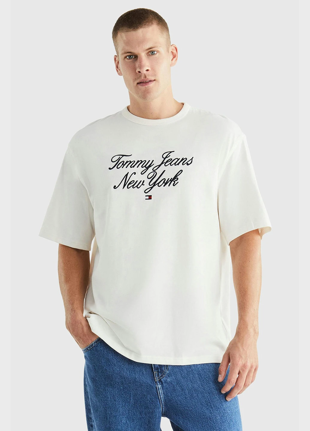 Бежева футболка Tommy Jeans