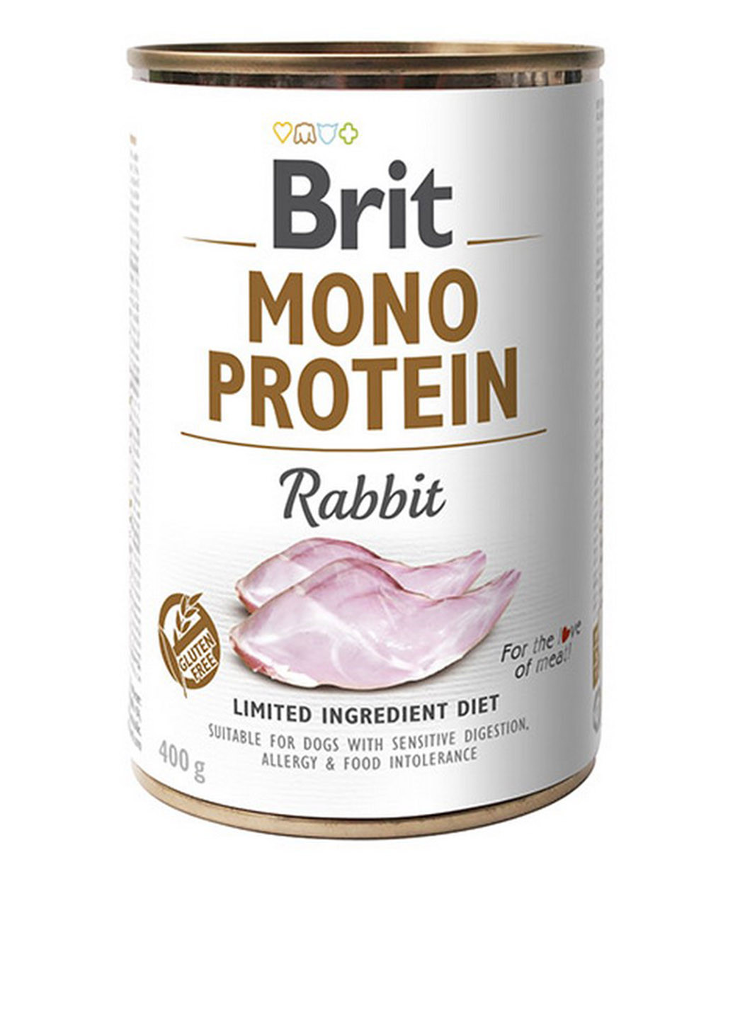 Мясные консервы Mono Protein Dog с кроликом, 400 гр Brit Care (140597132)
