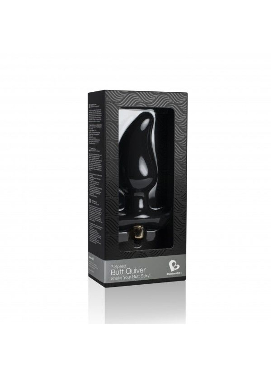 Анальний вібростимулятор Rocks Off Butt Quiver Black Rocks-Off (252146403)