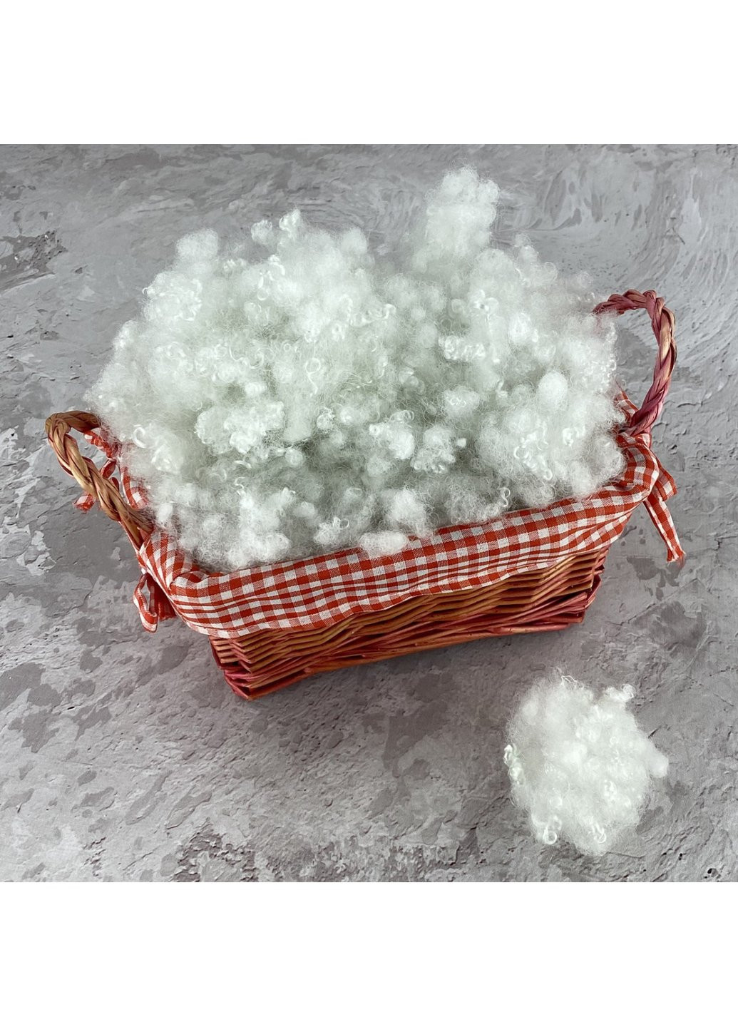 Холлофайбер 5 кг универсальный наполнитель для одеял, подушек, мягких игрушек (шарики) белый 55112 Moda (254859672)