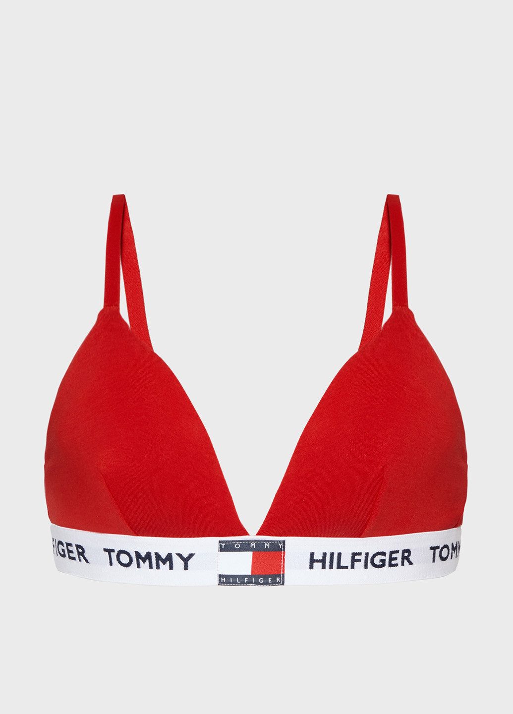 Червоний тріенджел бюстгальтер Tommy Hilfiger без кісточок бавовна