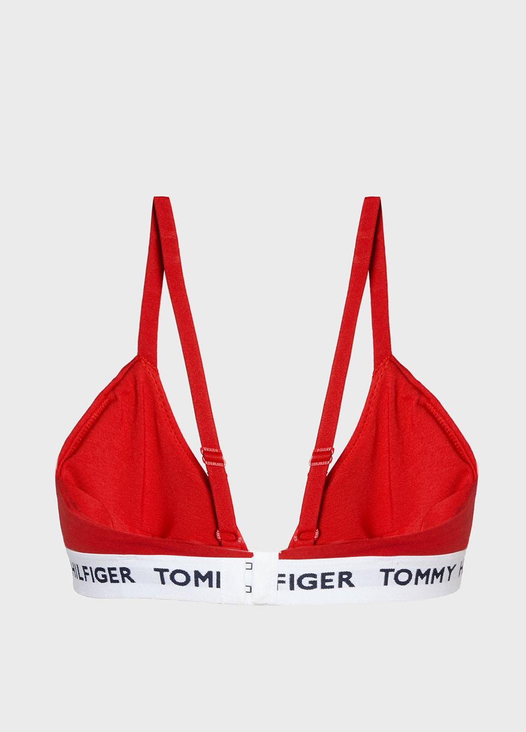 Червоний тріенджел бюстгальтер Tommy Hilfiger без кісточок бавовна