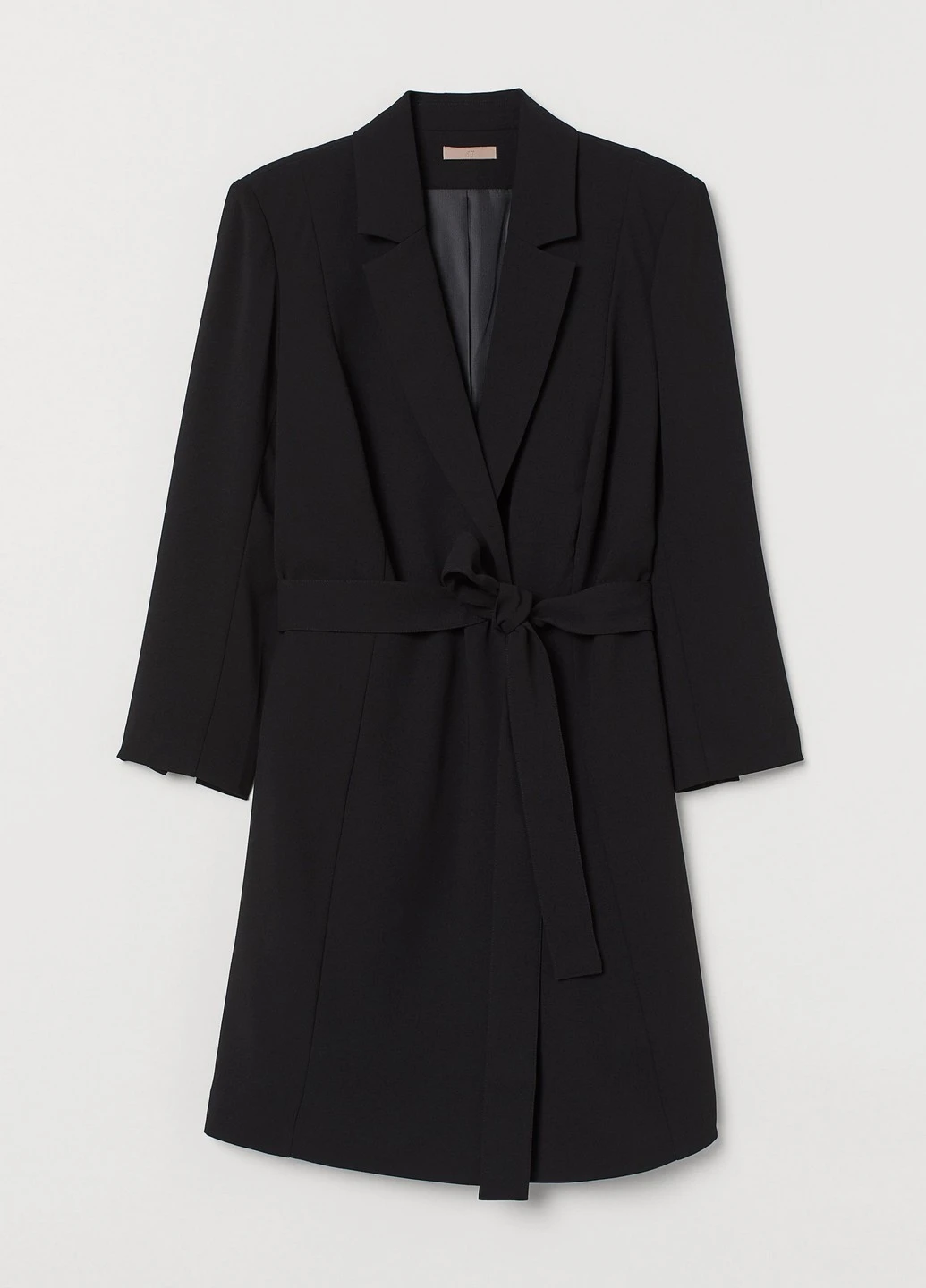 Черное демисезонное Пальто H&M