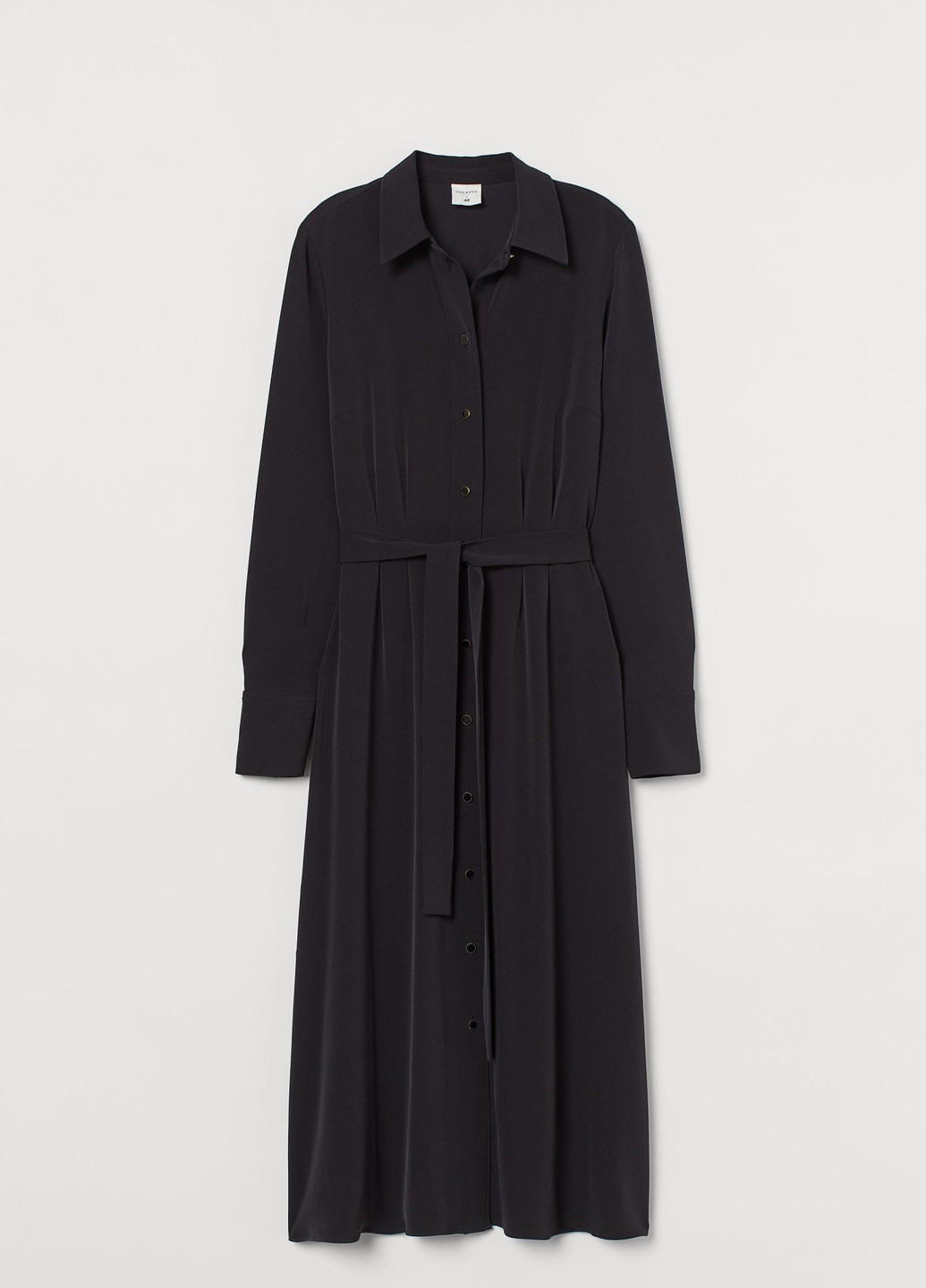Черное вечернее платье H&M x Giuliva Heritage однотонное