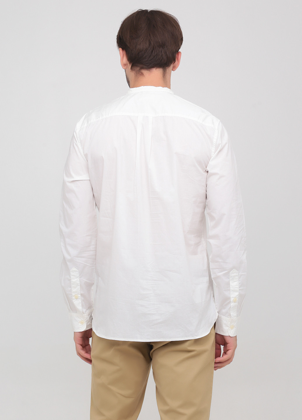 Белая вечерний рубашка однотонная Ralph Lauren