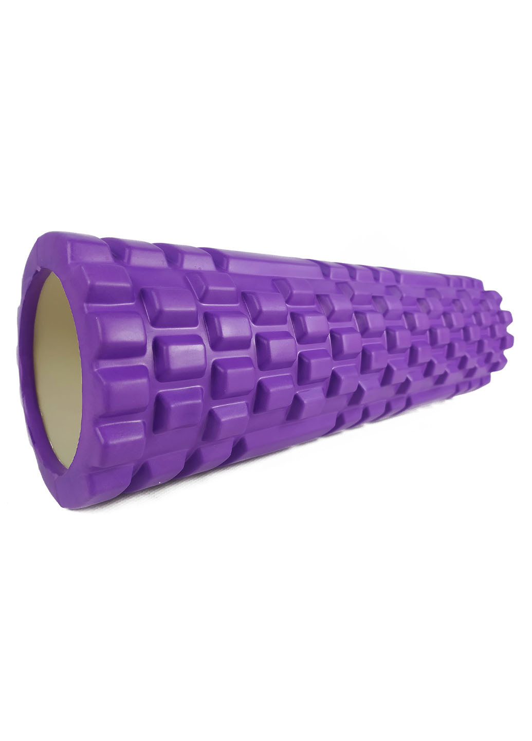 Массажный ролик Grid Roller v2.1 45 см фиолетовый (роллер, валик, цилиндр) EasyFit (237657491)