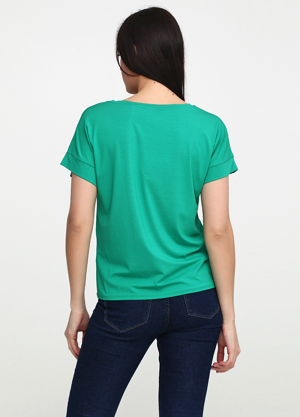 Зеленая летняя футболка Vicolo