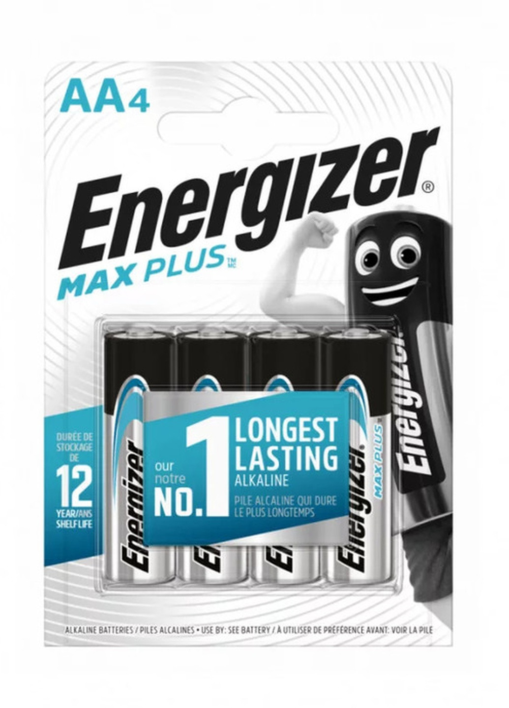 Батарейка AA Max Plus уп. 4шт. Energizer 7638900423211 (256602787)