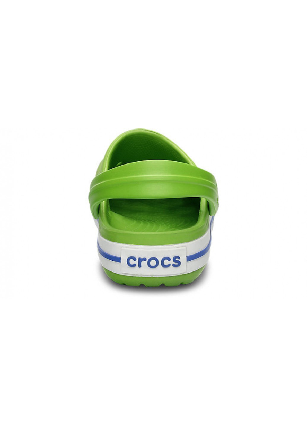 Салатовые детские сабо Crocs
