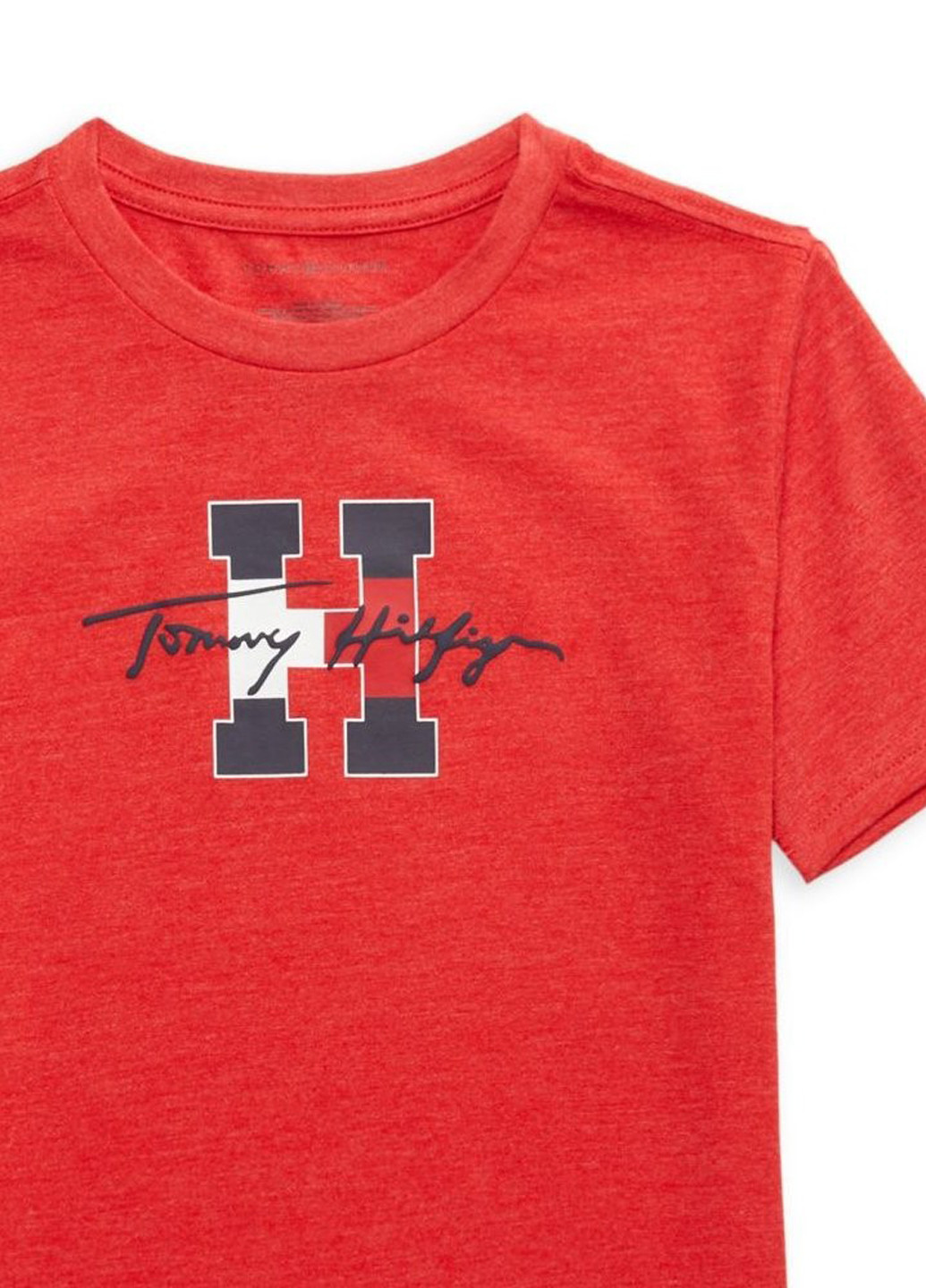 Красная летняя футболка Tommy Hilfiger