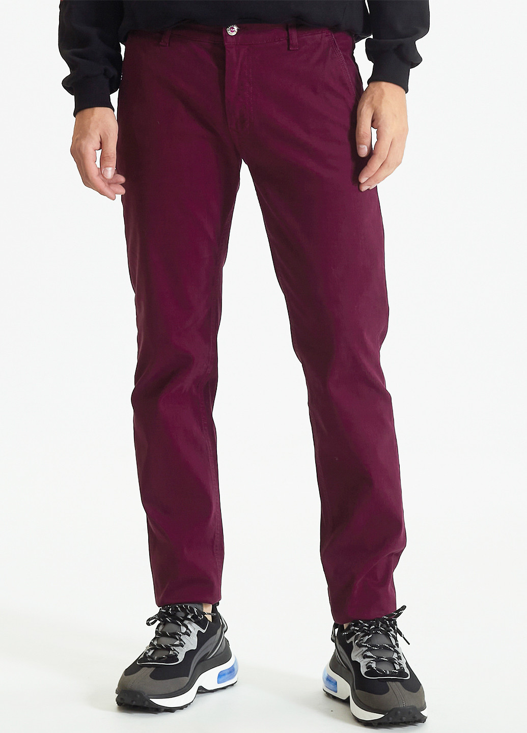 Бордовые демисезонные брюки Harmont & Blaine