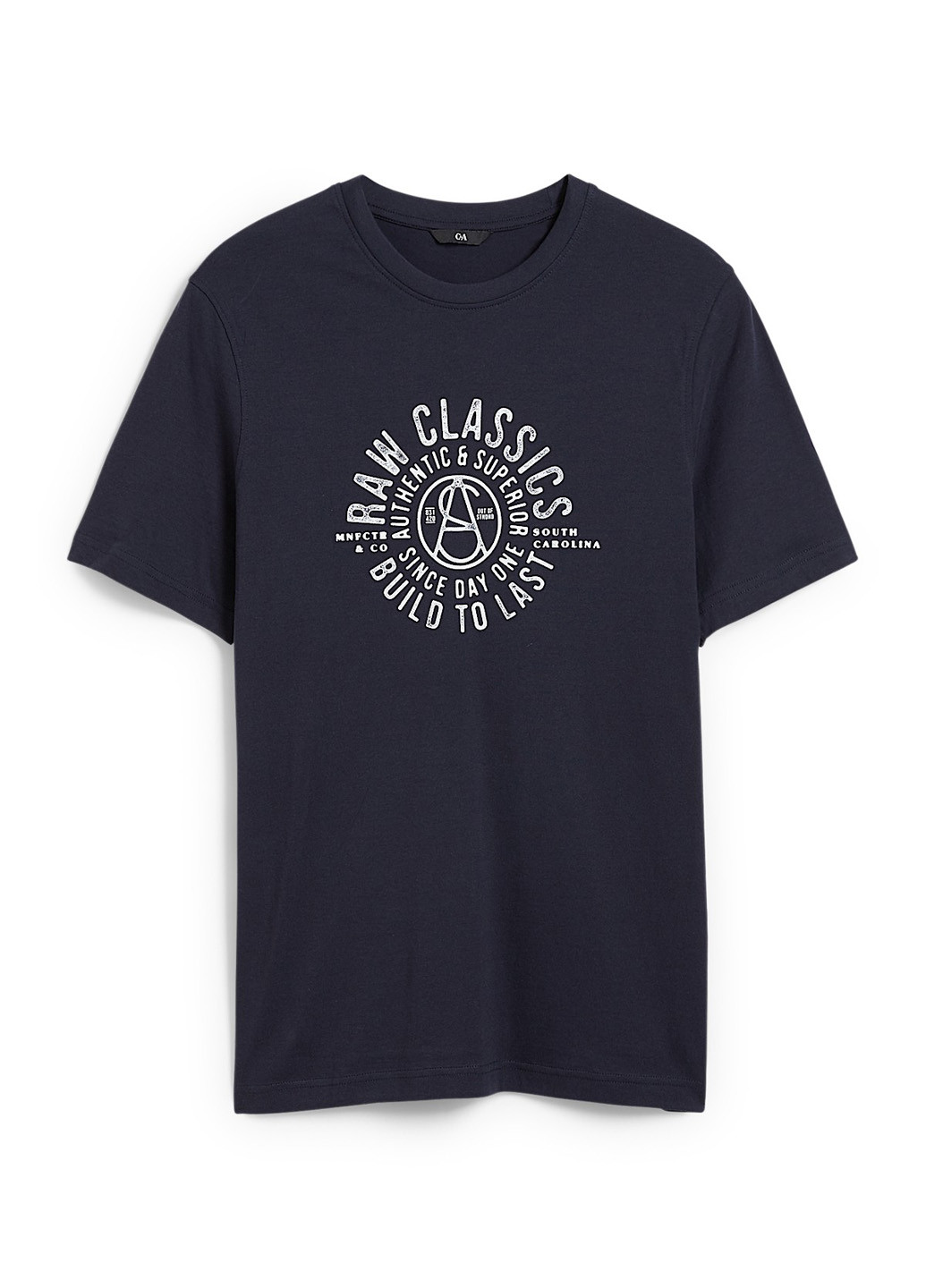 Темно-синяя футболка C&A