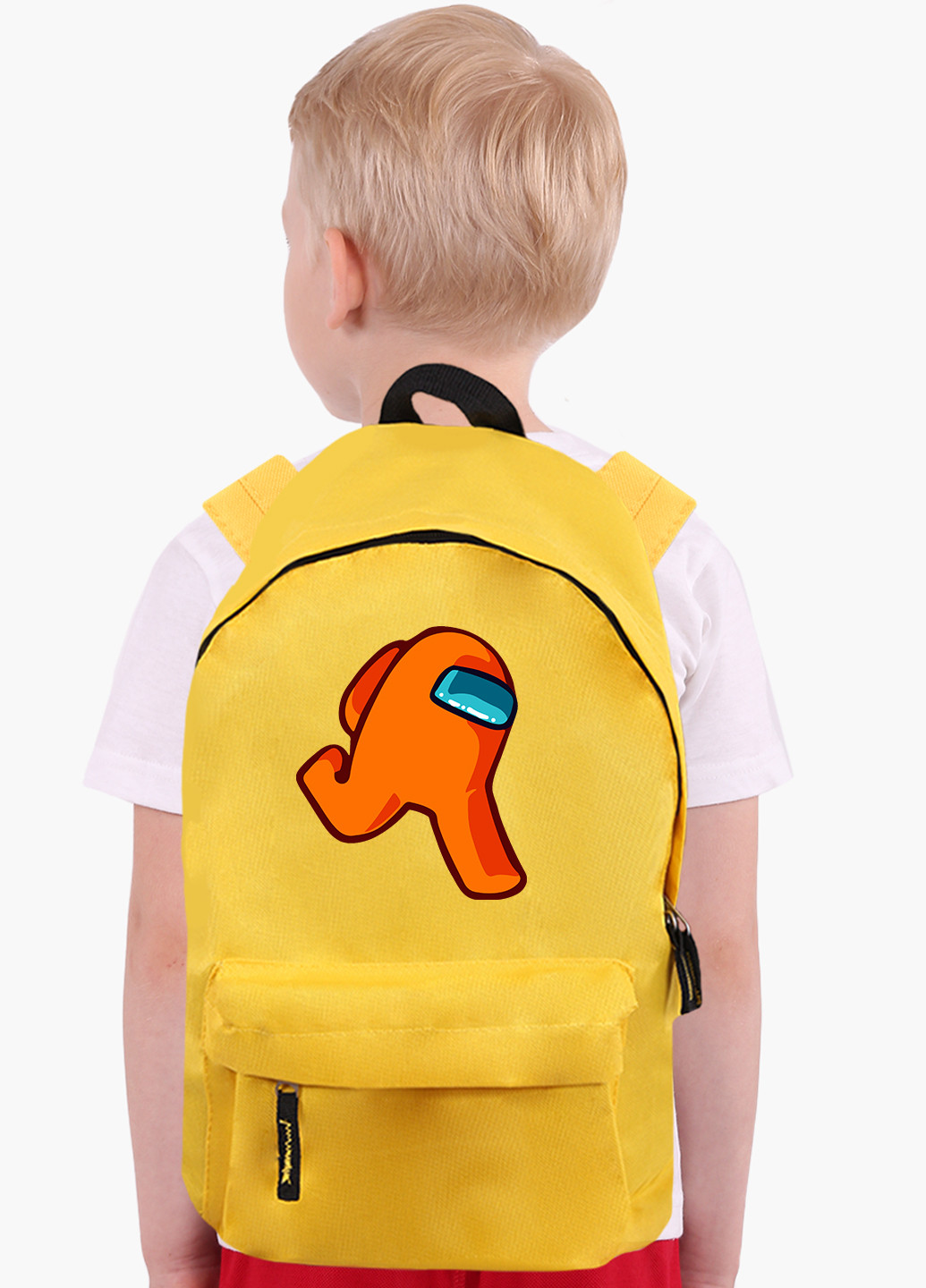Детский рюкзак Амонг Ас Оранжевый (Among Us Orange) (9263-2408) MobiPrint (217075031)