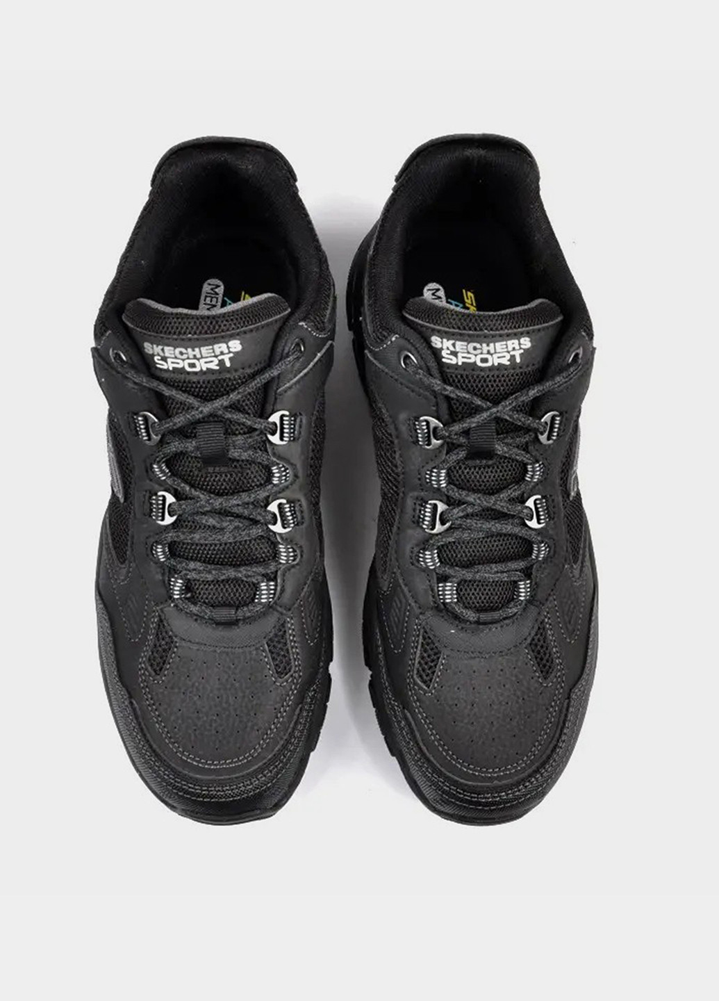 Черные демисезонные кроссовки Skechers