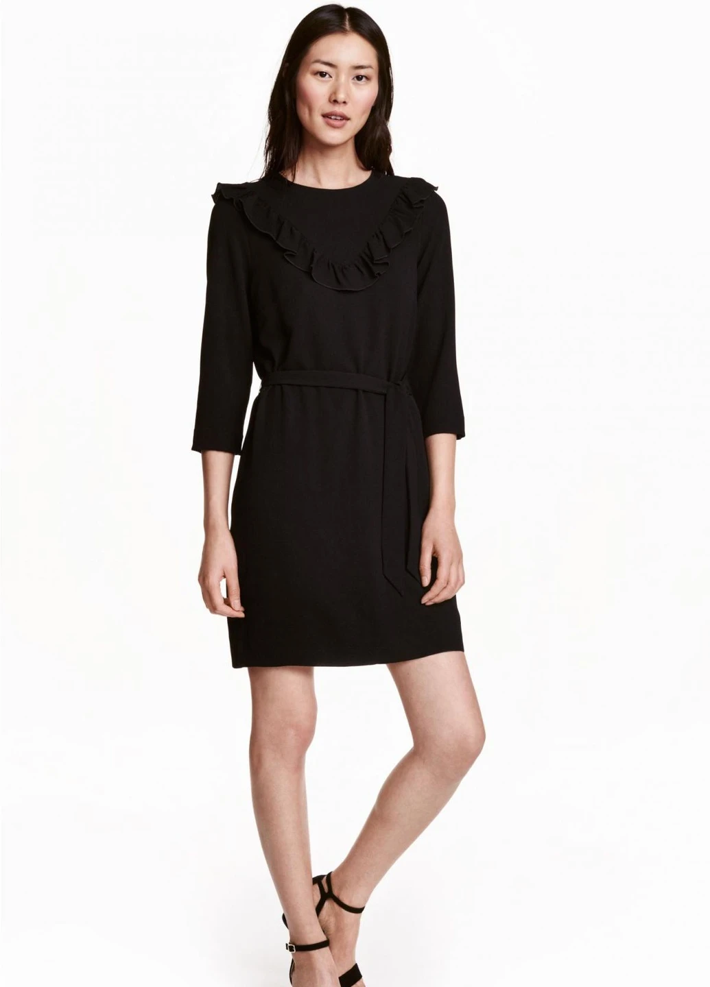 Черное платье H&M