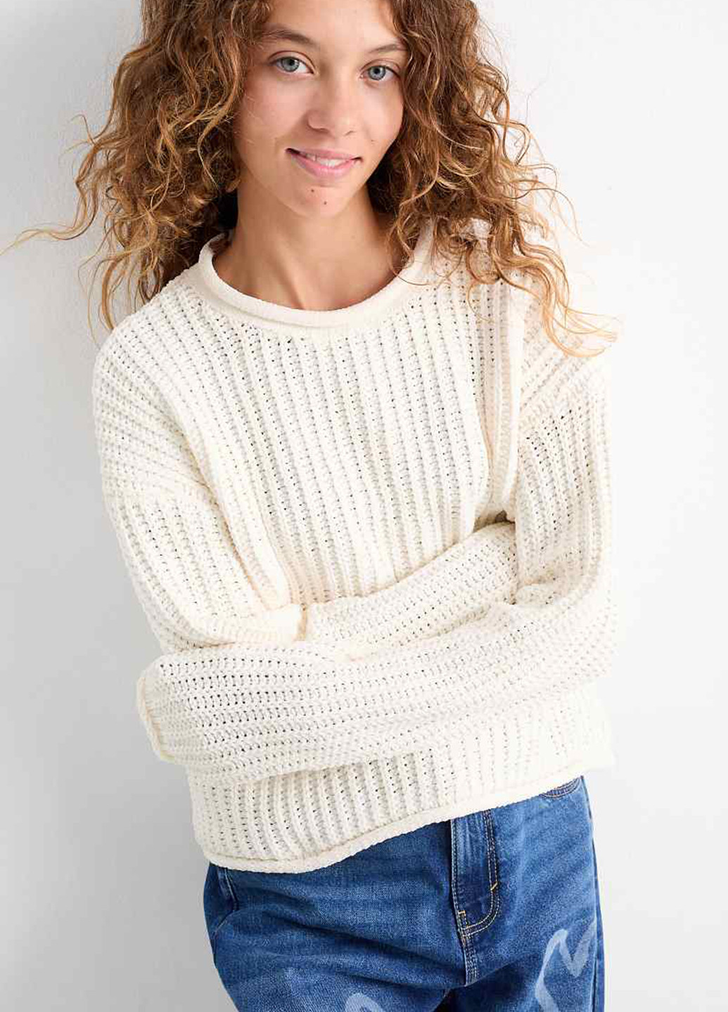 Кремовый демисезонный джемпер джемпер C&A